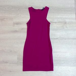 Forever 21 Fuchsia Racerback Bodycon Dress